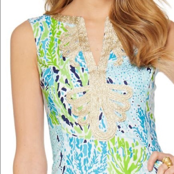 Lilly Pulitzer Janice Shift Dress Lets Cha Cha - Picture 4 of 5